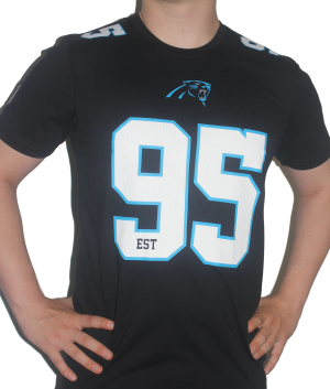 New Era - NFL DryEra NO Carolina Panthers T-Paita