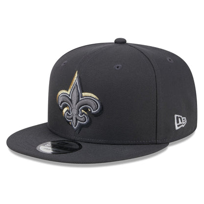 New Era 9Fifty Graphite New Orleans Saints 2024 Draft Snapback