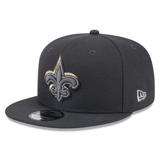 New Era 9Fifty NFL Graphite New Orleans Saints 2024 Draft Snapback