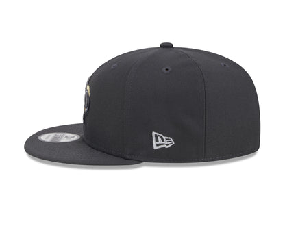 New Era 9Fifty Graphite New Orleans Saints 2024 Draft Snapback