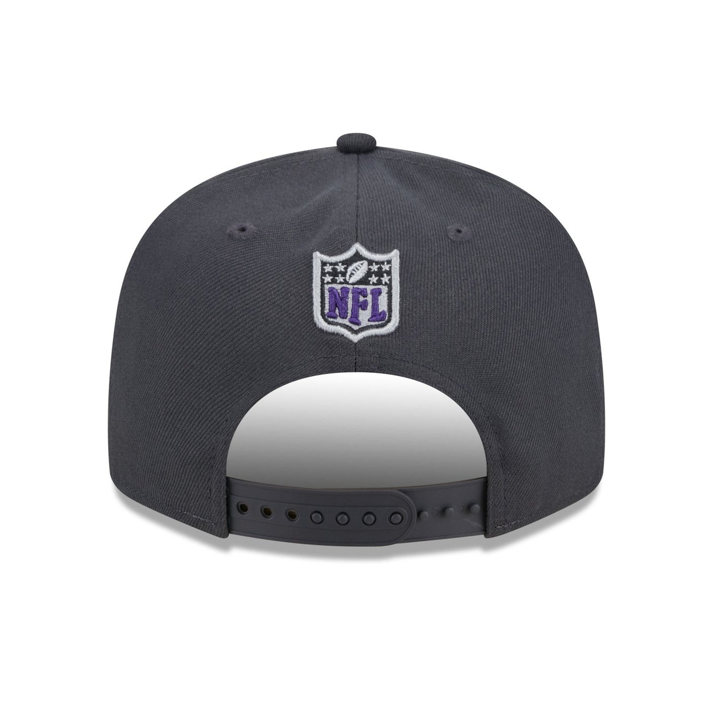 New Era 9Fifty Graphite Baltimore Ravens 2024 Draft Snapback