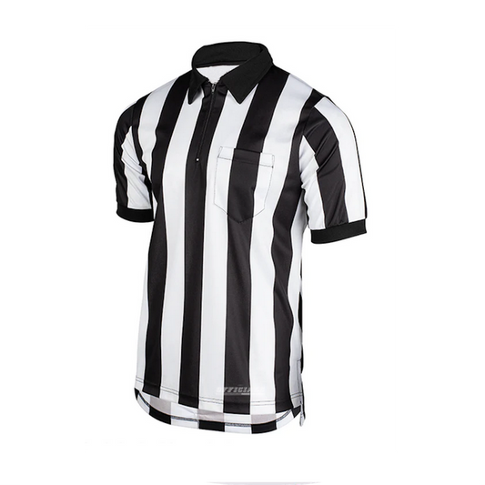 BTW - Referee shirt with wide stripes