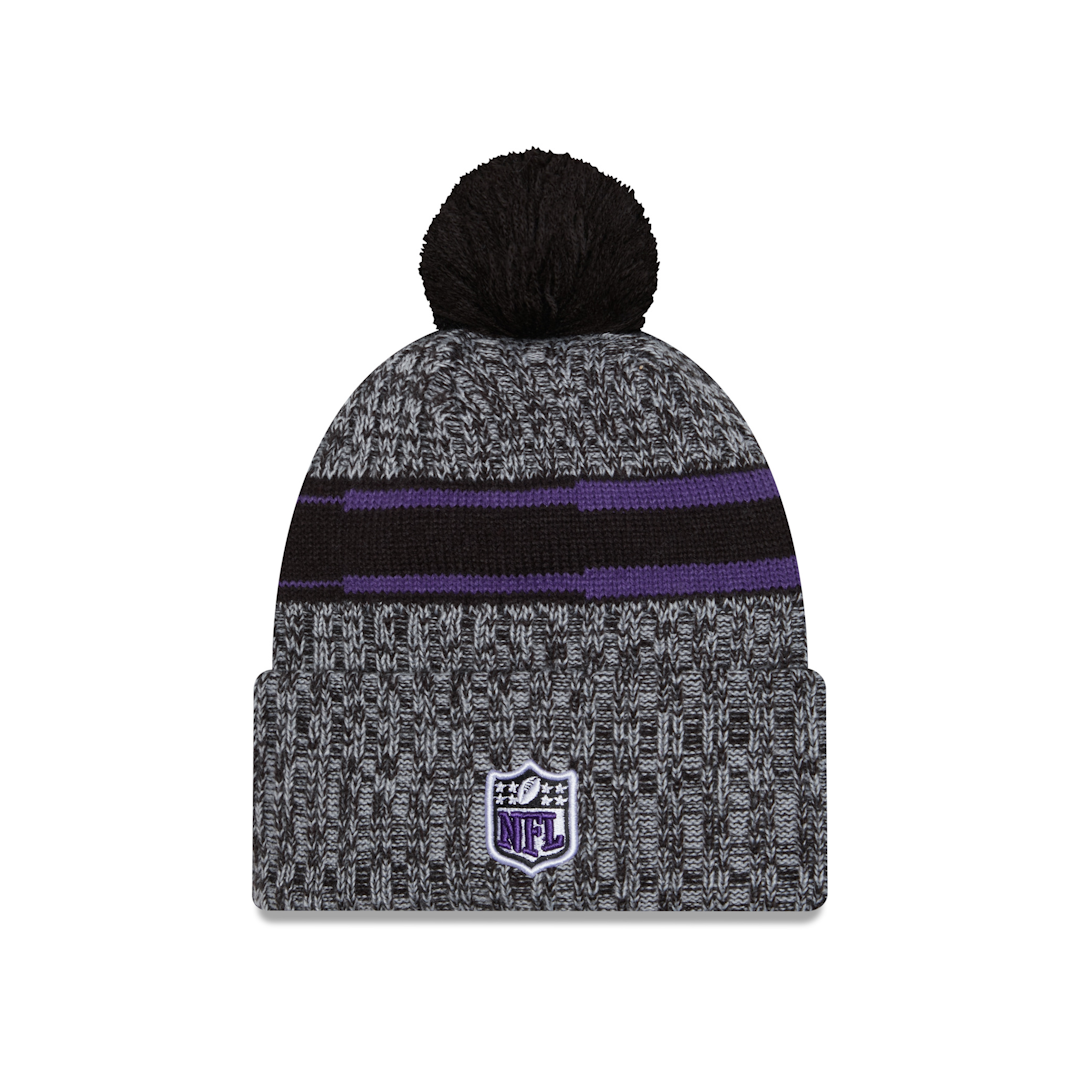 New Era - NFL Bobble Knit Sideline 2023 Baltimore Ravens