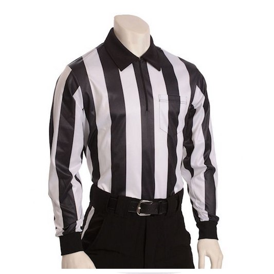 Referee shirt with long sleeves