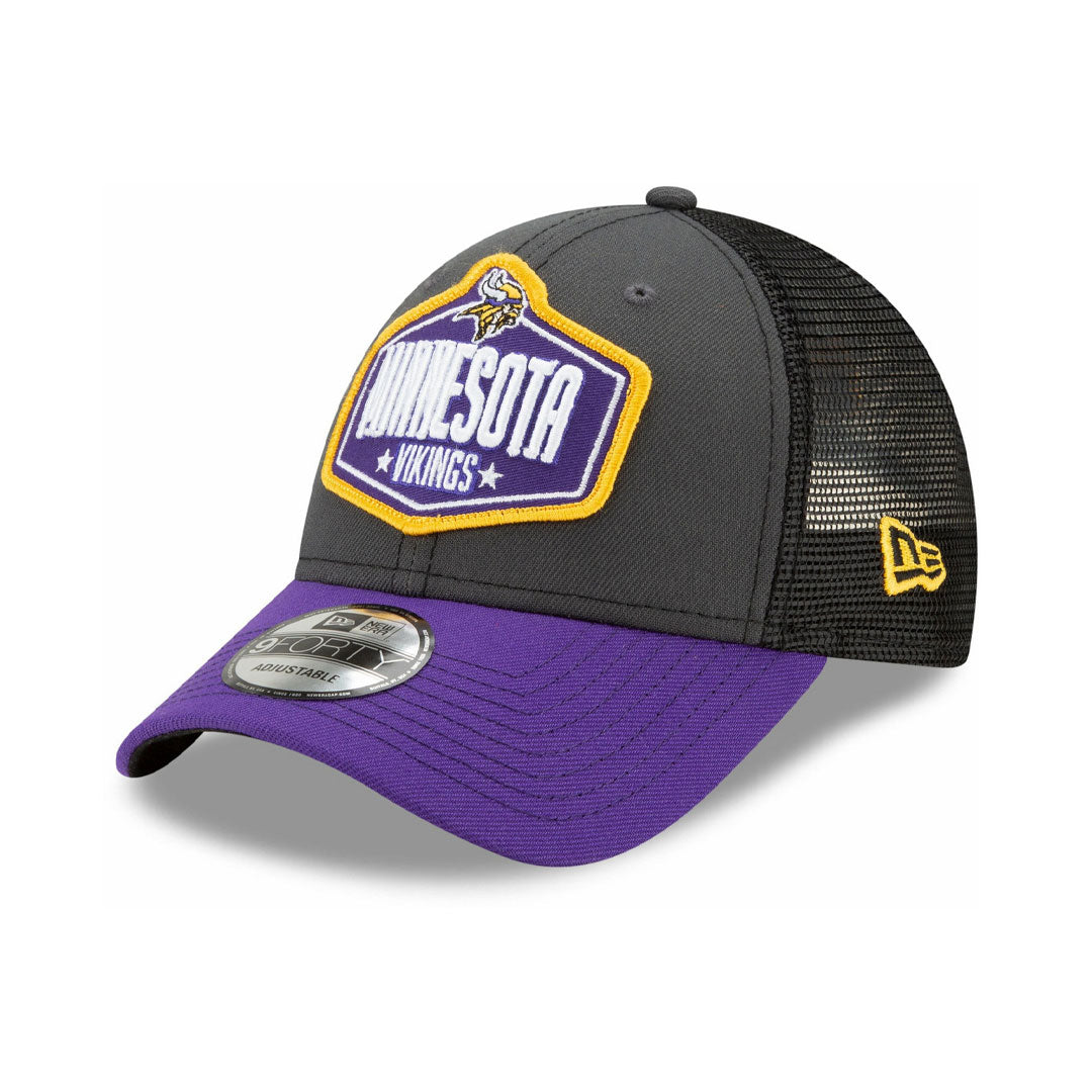 New Era - 9Forty 2021 Draft On Stage Trucker Minnesota Vikings